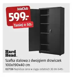 Jula Szafka stalowa z dwojgiem drzwiczek Hard Head oferta