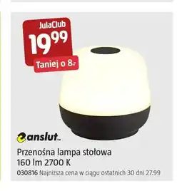Jula Przenośna lampa stołowa Anslut oferta