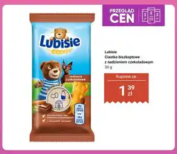 Dino Ciastko biszkoptowe z nadzieniem czekoladowym Lubisie oferta