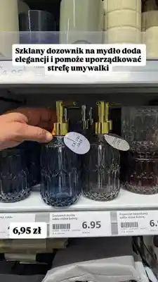 Action Szklany dozownik na mydło Crystal Look oferta