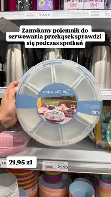 Action Pojemnik do serwowania przekąsek 6-częściowy oferta
