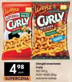 Delikatesy Centrum Chrupki orzechowe Curly Peanut Classic oferta