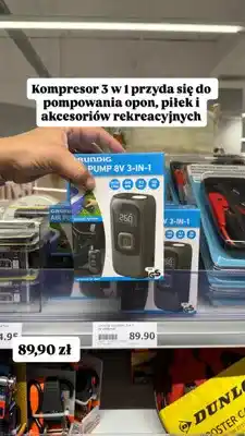 Action Kompresor 3 w 1 Grundig Air Pump 8V oferta