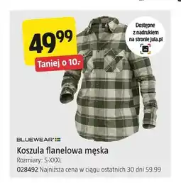 Jula Koszula flanelowa męska Bluewear oferta
