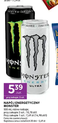Stokrotka Express Napój energetyczny Monster oferta