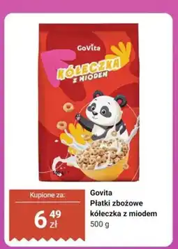 Dino Płatki zbożowe kółeczka z miodem Govita oferta