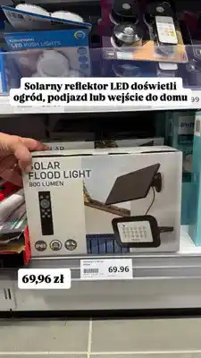 Action Reflektor solarny LED 800 lumenów oferta