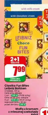 Dino Ciastka Choco Fun Bites Leibniz Bahlsen z kremem czekoladowym oferta