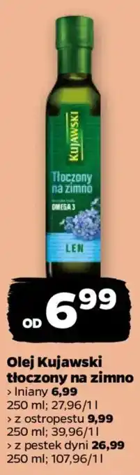 Netto Olej Kujawski tłoczony na zimno oferta