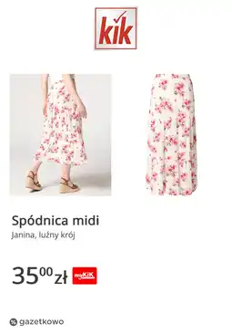 KiK Janina Spódnica midi oferta