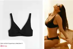 Sinsay Góra od bikini kopertowa z dekoltem V oferta