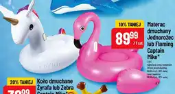 Polomarket Materac dmuchany Jednorożec lub Flaming Captain Mike oferta