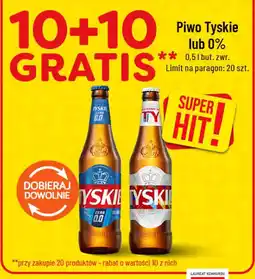 Polomarket Piwo Tyskie lub 0% oferta