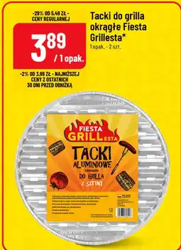 Polomarket Tacki do grilla okrągłe Fiesta Grillesta oferta