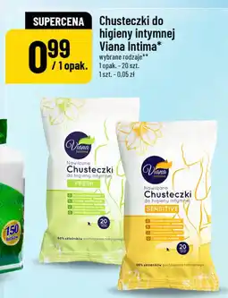 Polomarket Chusteczki do higieny intymnej Viana Intima oferta