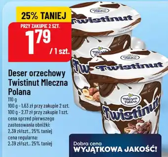 Polomarket Deser orzechowy Twistinut Mleczna Polana oferta