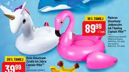 Polomarket Materac dmuchany Jednorożec lub Flaming Captain Mike oferta