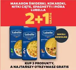 Netto Makaron świderki, kokardki, nitki cięte, spaghetti i pióra lubella oferta