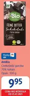 dm drogerie markt dmBio Czekolada gorzka 70% kakao oferta