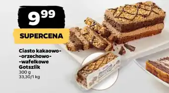 Netto Ciasto kakaowo-orzechowo-wafelkowe Gotszlik oferta