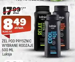 Społem Żel pod prysznic Luksja oferta