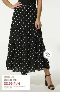 Sinsay Spódnica midi oferta