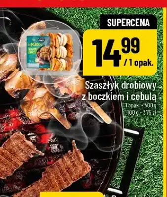 Szaszłyk drobiowy z boczkiem i cebulą Bif Foodie