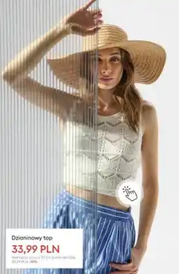 Sinsay Dzianinowy top oferta