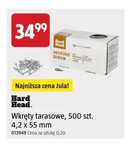 Jula Wkręty tarasowe Hard Head 500-pak oferta