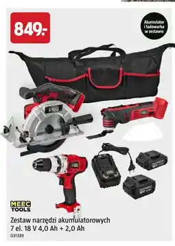 Jula Zestaw narzędzi akumulatorowych Meec Tools oferta