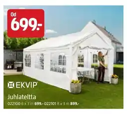 Jula Namiot imprezowy EKVIP Juhlateltta 6x3 m oferta