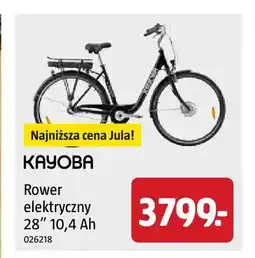 Jula Rower elektryczny Kayoba 28 oferta