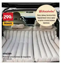 Jula Materac samochodowy do bagażnika Kayoba oferta