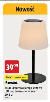 Jula Akumulatorowa lampa stołowa LED z ogniwem słonecznym Anslut oferta