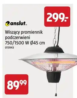 Jula Wiszący promiennik podczerwieni Anslut 750/1500W oferta