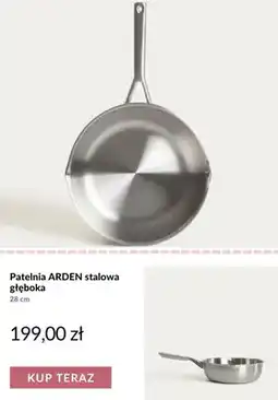 Homla Patelnia stalowa głęboka ARDEN 28 cm oferta