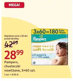 Rossmann Chusteczki nawilżane Pampers oferta