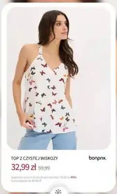 BonPrix Top z czystej wiskozy Bonprix oferta