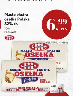 Market Point Masło ekstra osełka Polska 82% tł. Mlekovita oferta