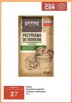 Dino Przyprawa do ogórków kiszonych i małosolnych Origino oferta