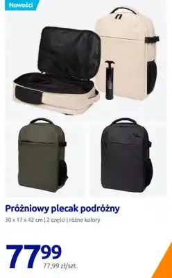 Action Próżniowy plecak podróżny Luqpaq oferta
