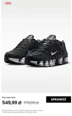 NIKE Buty damskie Nike Shox oferta