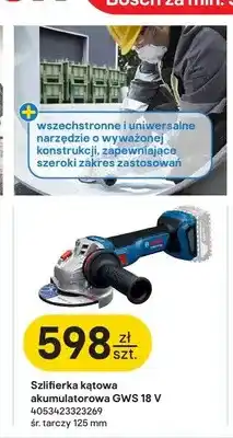 Castorama Szlifierka kątowa akumulatorowa Bosch GWS oferta