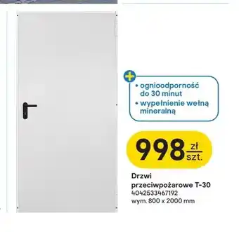 Drzwi przeciwpożarowe Hörmann T-30