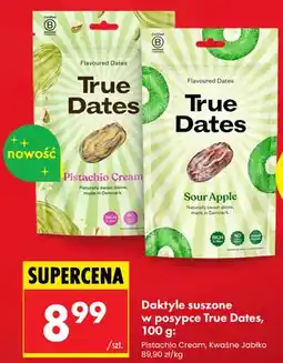 Biedronka Daktyle suszone w posypce Kwaśne Jabłko True Dates oferta