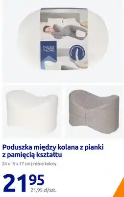 Action Poduszka między kolana z pianki z pamięcią kształtu Dream at Home 24x19x17 cm oferta