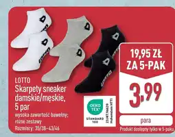 ALDI Skarpety Lotto oferta