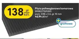 Castorama Płyta poliwęglanowa komorowa grafitowa Scala 0,98x3 m oferta