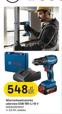 Castorama Wiertarkowkrętarka udarowa Bosch GSB 185-Li oferta