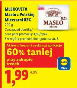 Lidl Masło Mlekovita oferta